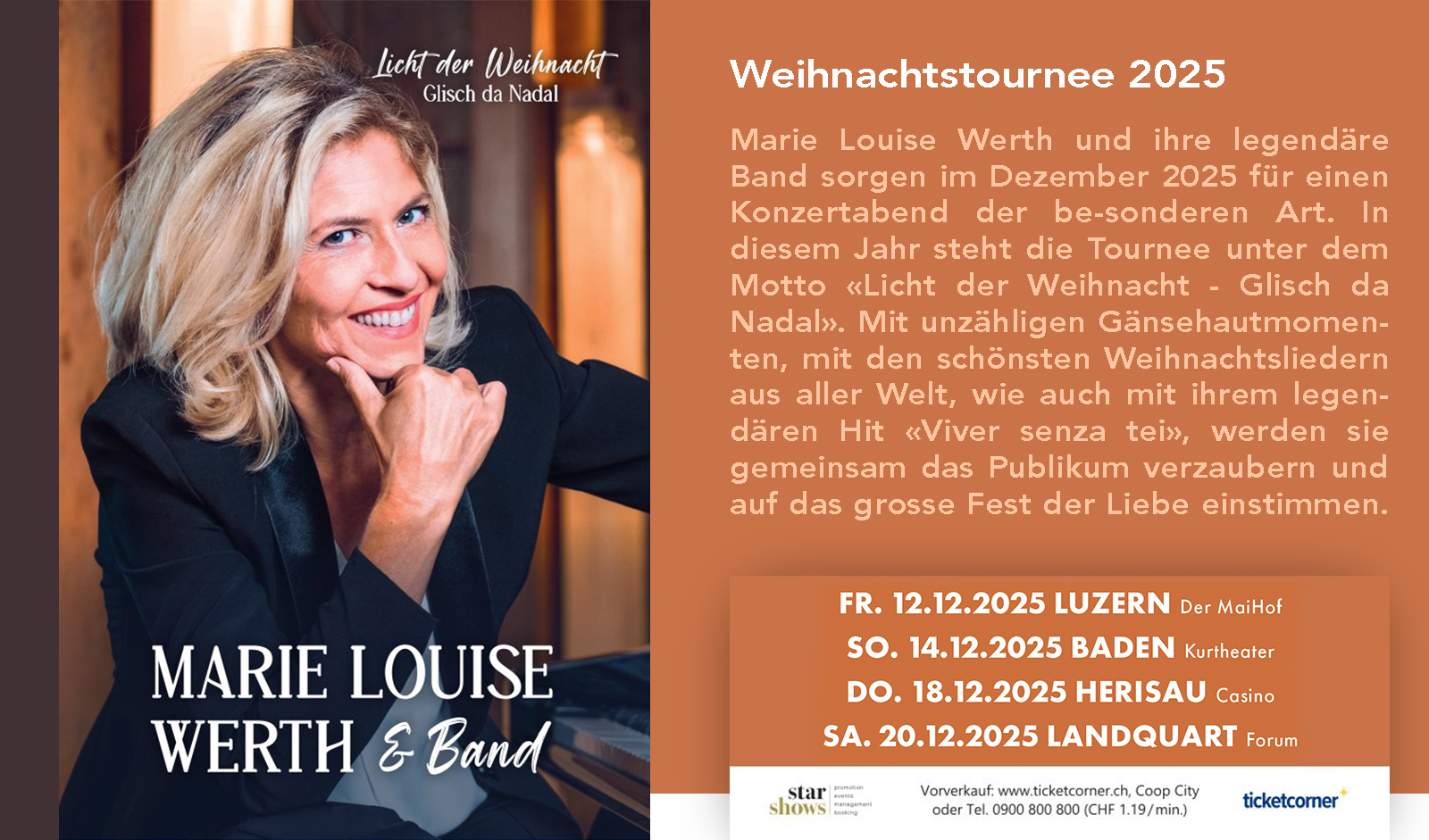Marie Louise Werth - Weihnachtsturnee 2025